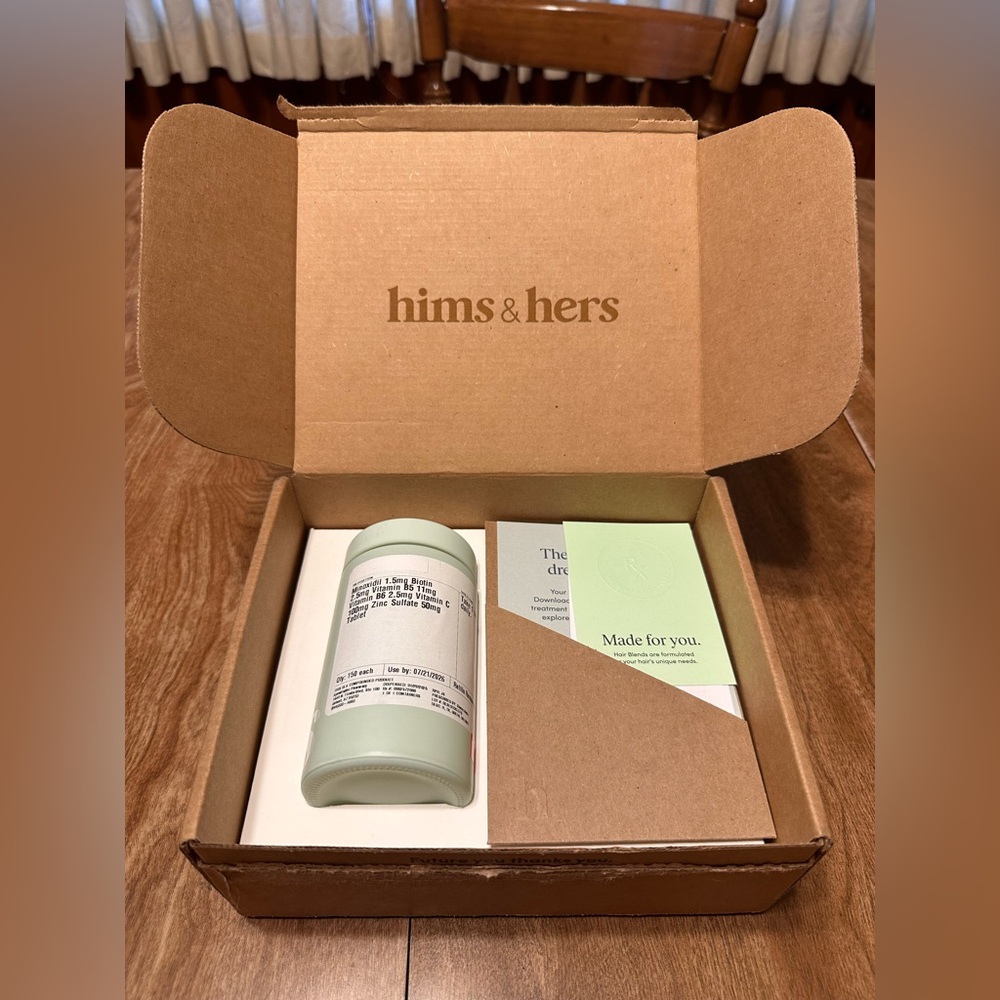 🌀NEW IN BOX Hers Hair Vitamins+Minoxidil 150-Day Supply🌀